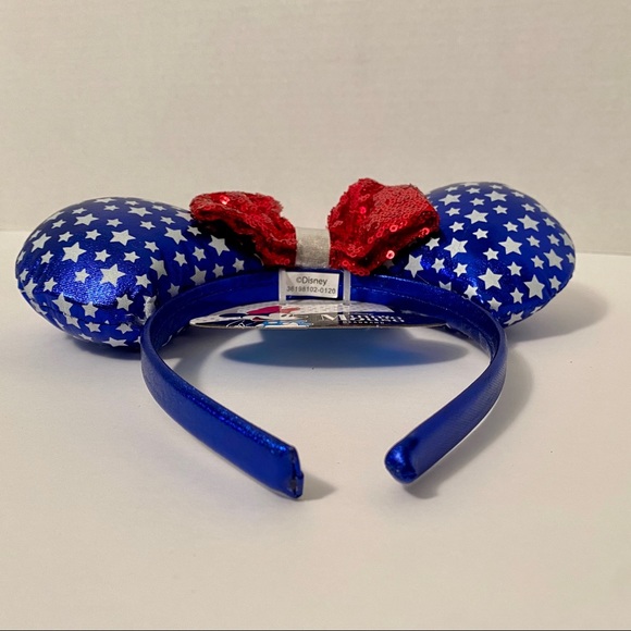 Disney Minnie Mouse Ears Americana Headband - Picture 8 of 11